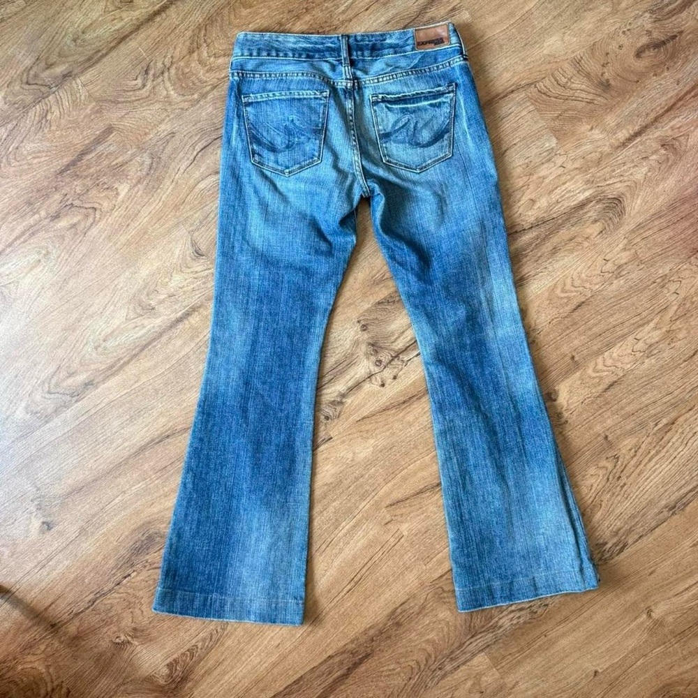 08’ Express Low Rise Bootcut Jeans - Picture 2 of 3